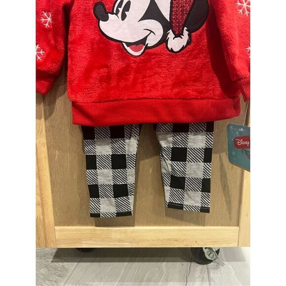 Disney Minnie Mouse Christmas Baby Girl Set Size 12 Month NEW - Picture 2 of 7